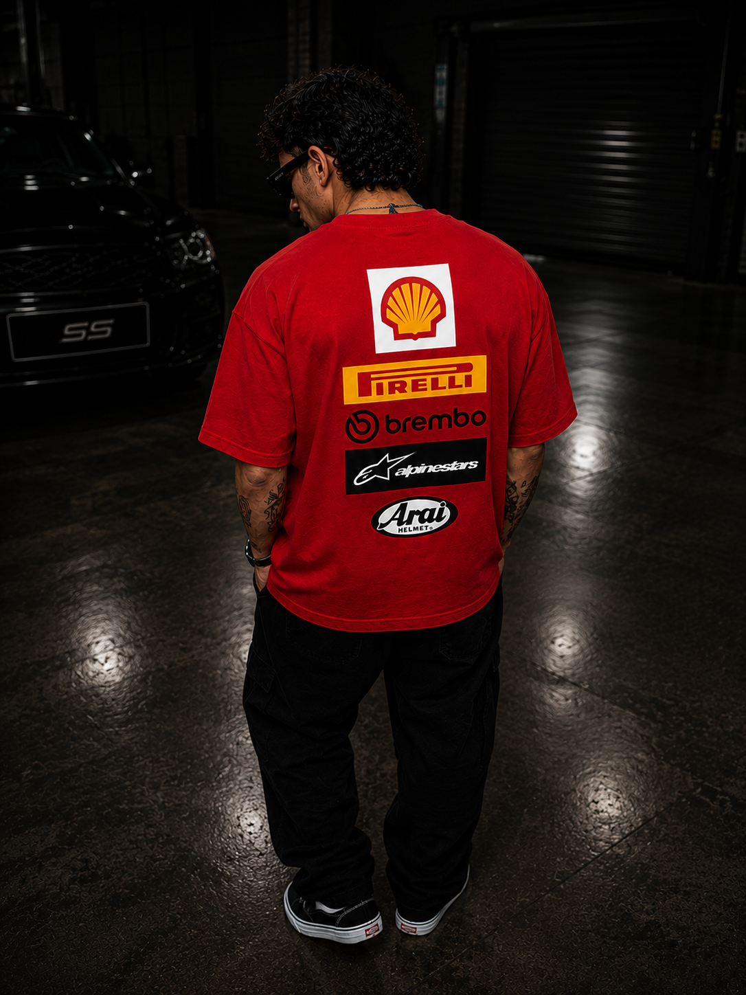 T-Shirt - Red - Race Lover - Oversized