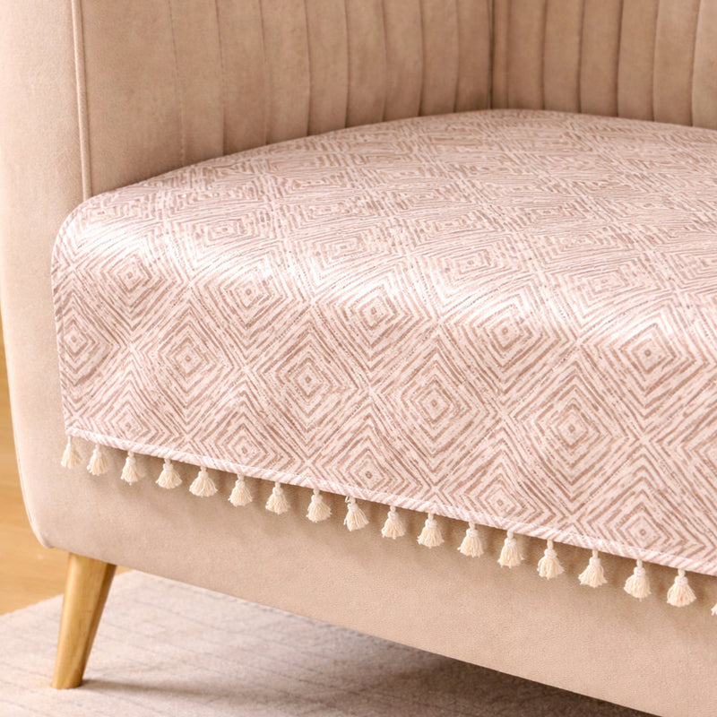 Tribal Lattice - Printed Sofa Cover-3