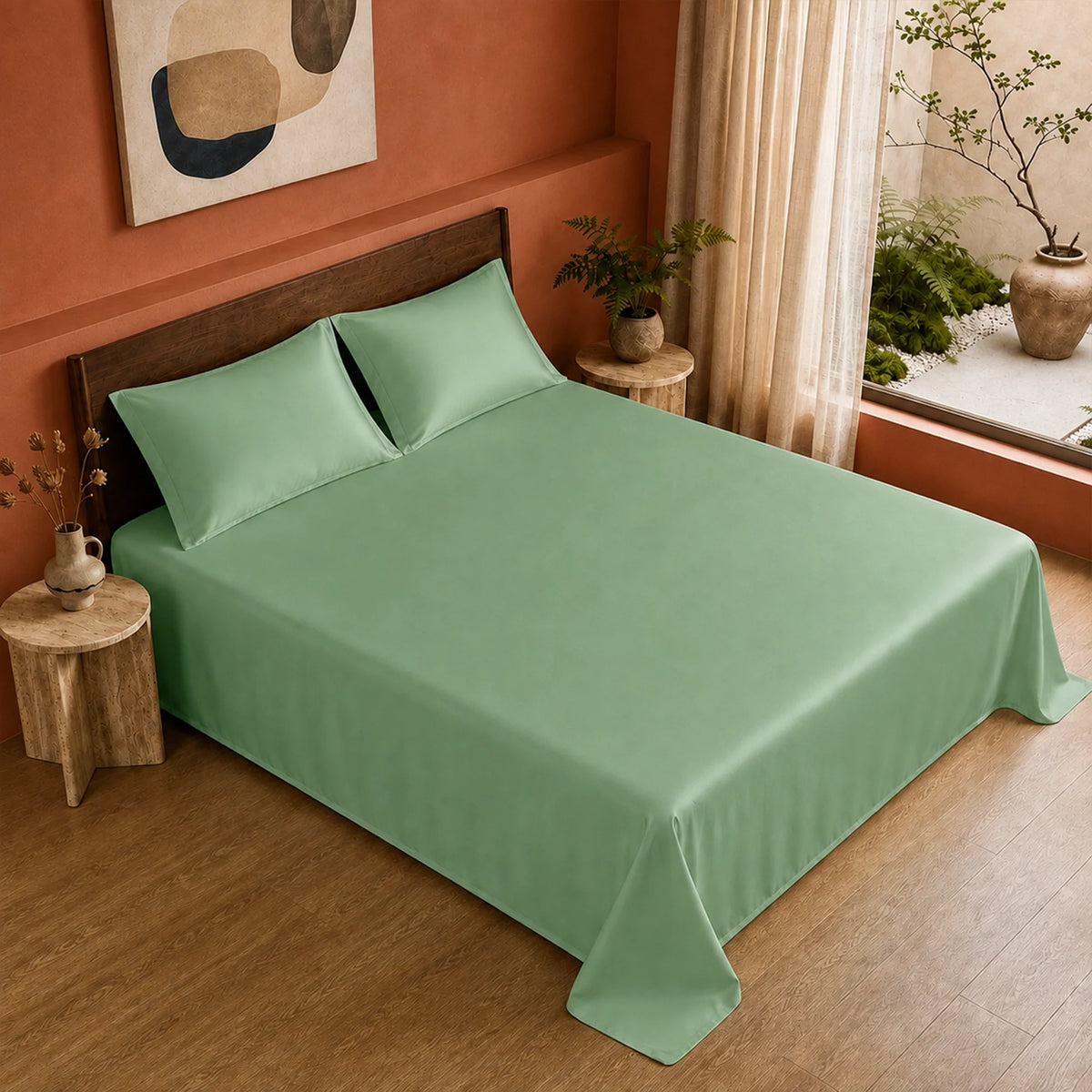 Organic Bamboo Bedsheet – Soft, Cool & Breathable-4