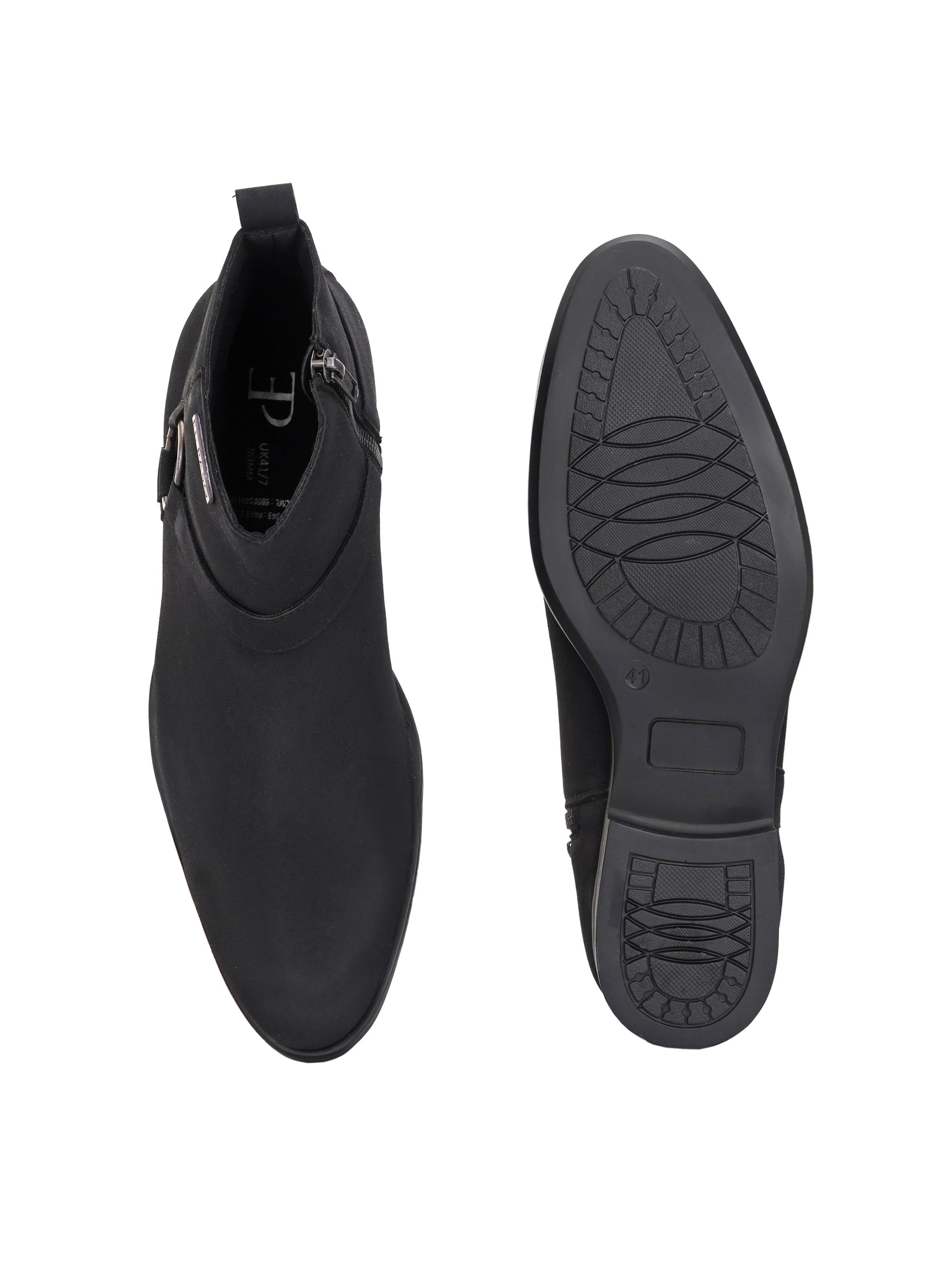 El Paso Men Faux Leather Casual Chelsea Boots-4