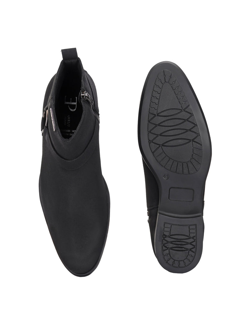 El Paso Men Faux Leather Casual Chelsea Boots-4