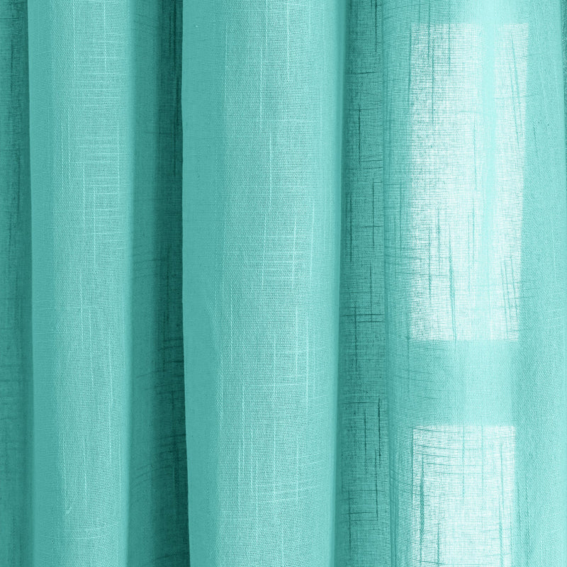 Fort Absolute - Twist Tab Top Sheer Curtain (Celeste)-4