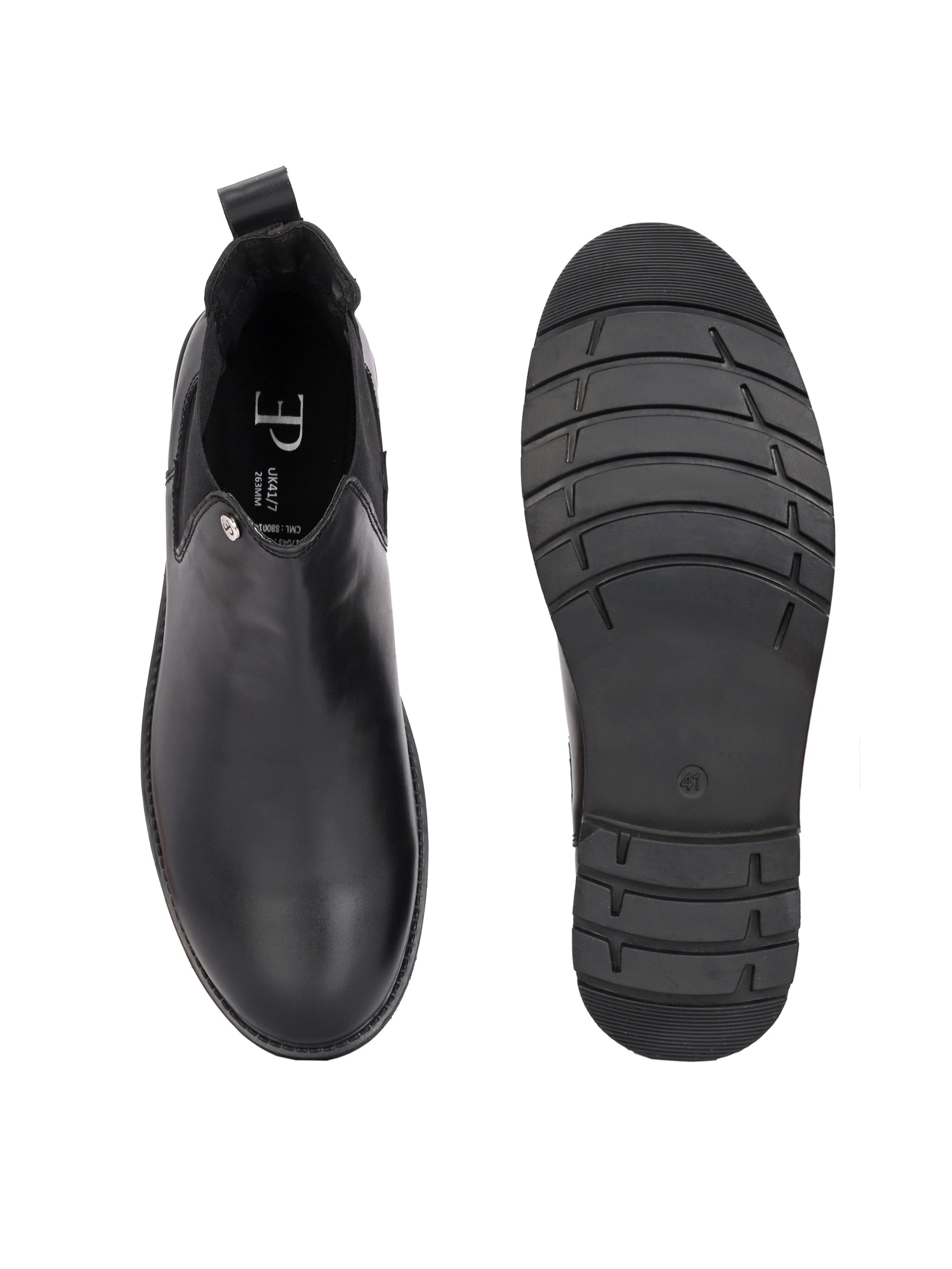 El Paso Men Faux Leather Casual Chelsea Boots-4