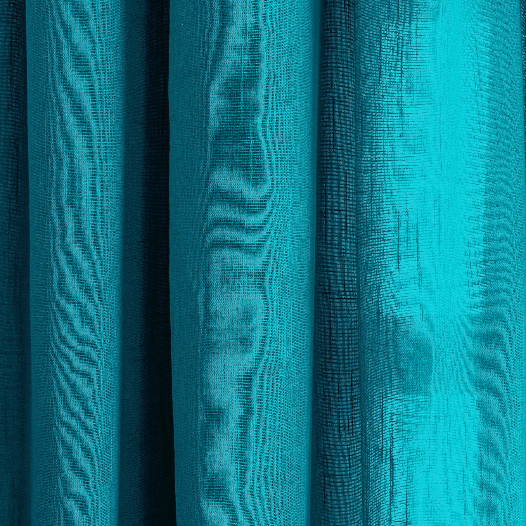 Fort Absolute - Twist Tab Top Sheer Curtain (Blue)-5