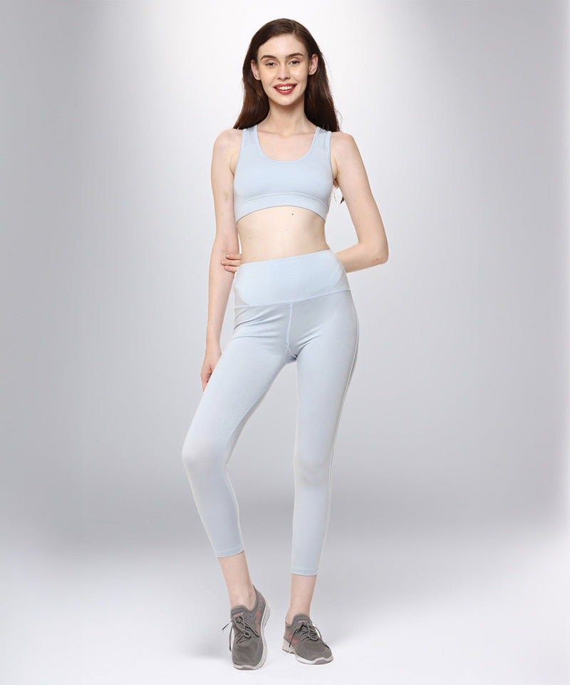 Naturefab Women's Bamboo Coórds Set Sky Blue-5