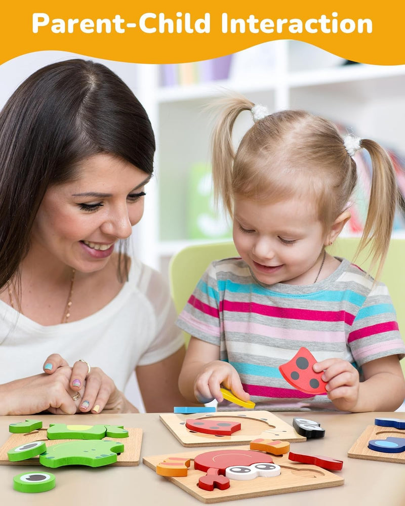 YaY Play Montessori Animal Puzzle Pack
