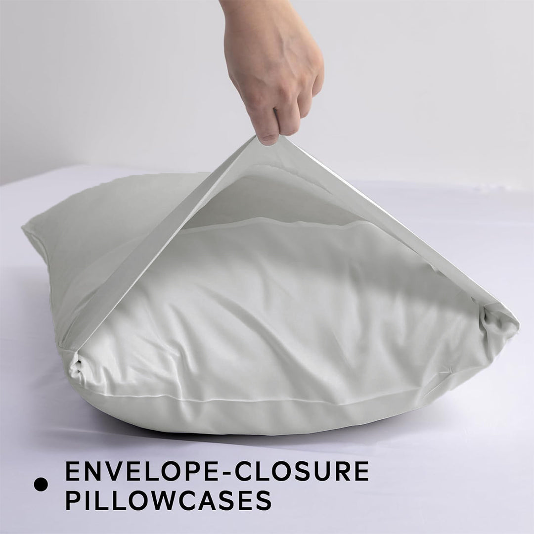 Fort Mellow - Solid Duvet Cover (Light Grey)-3