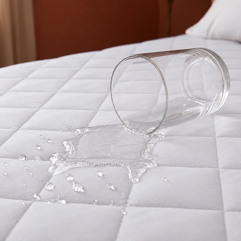 Ombre - Pure Shield Quilted Mattress Protector (White)-4