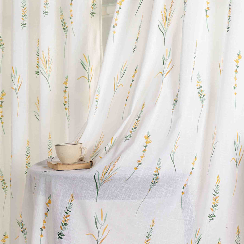 Printed Sheer Curtain