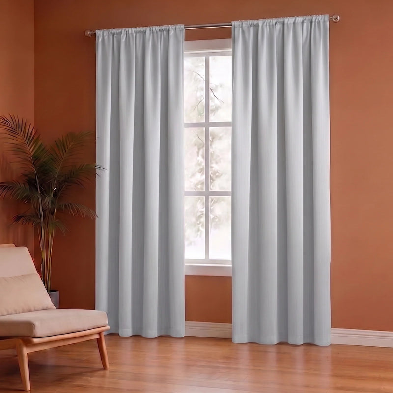 Fort Essential - Rod Pocket Blackout Curtain (Greyish)-4