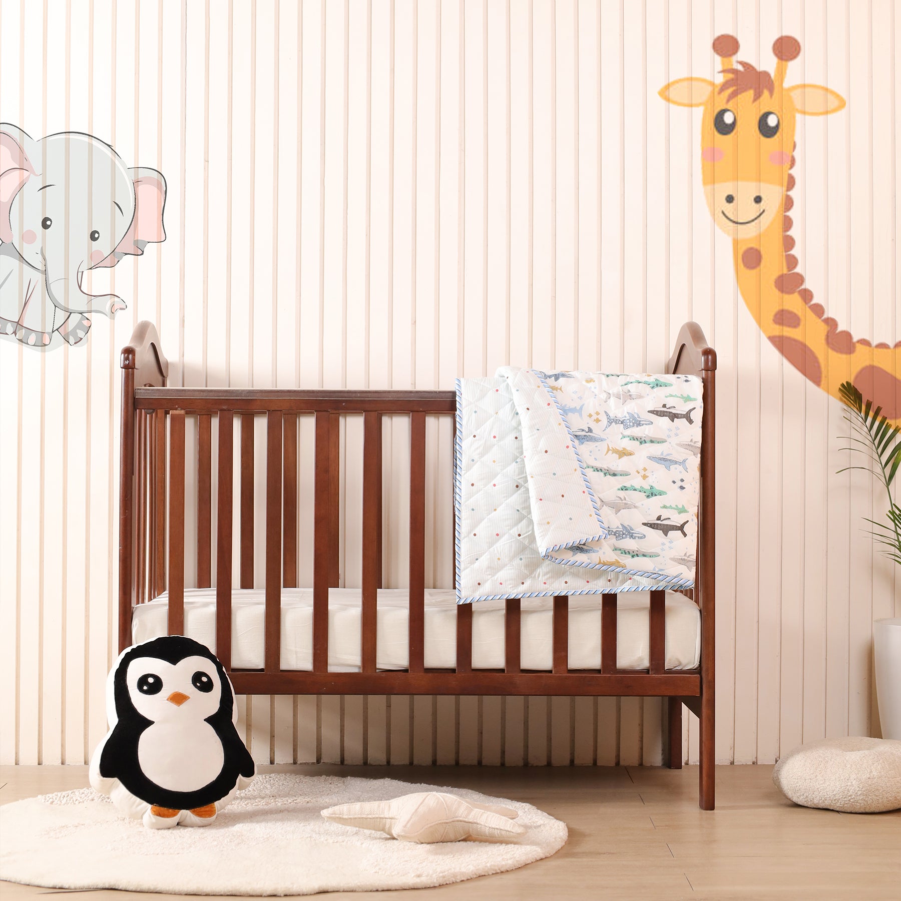 Imprimer Baby Blue Hunter - Printed Baby Blanket-1