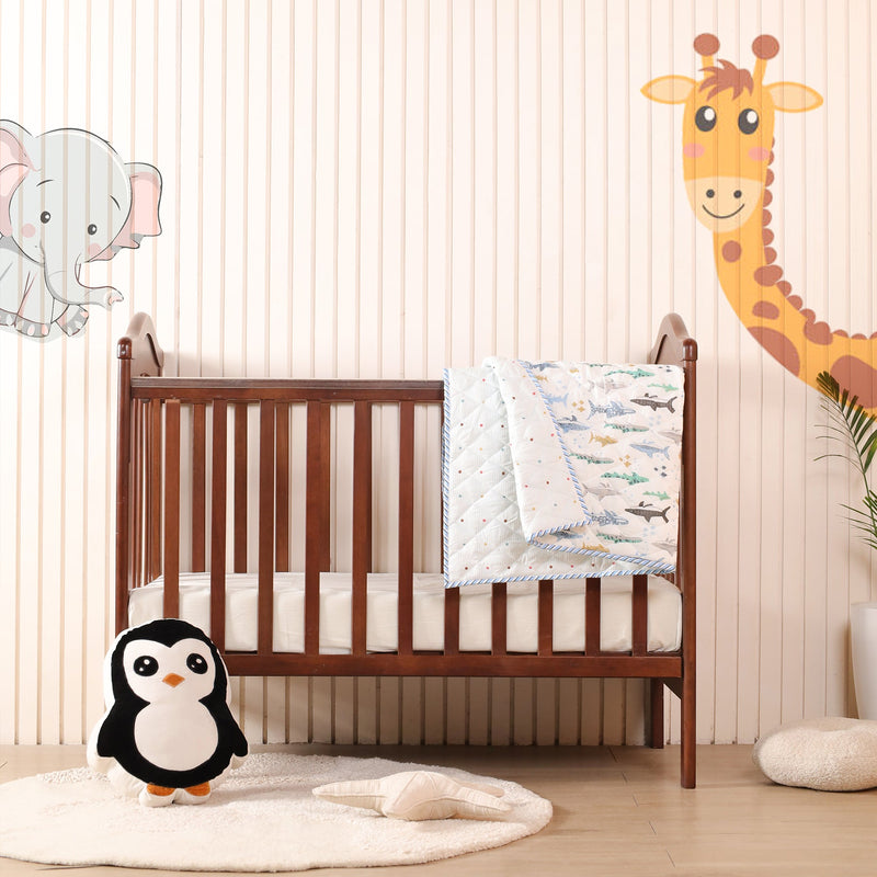 Imprimer Baby Blue Hunter - Printed Baby Blanket-1