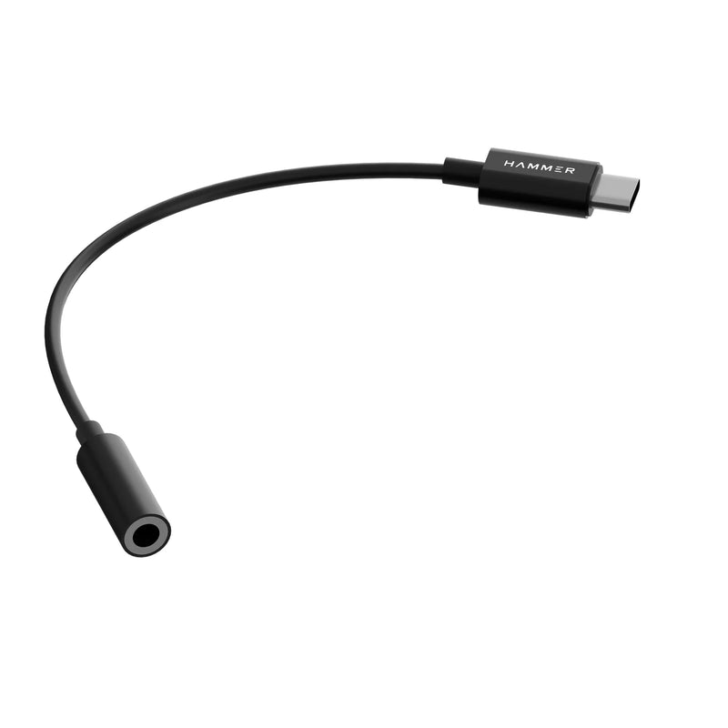 HAMMER Type-C to 3.5mm Audio Jack Connector Adapter with DAC Compatible with Type C Devices (Black)-4