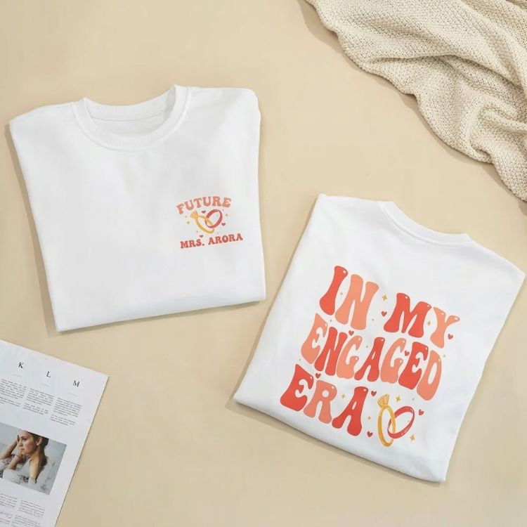 In My Engaged Era 💍 | Custom Future Mrs. T-Shirt-6