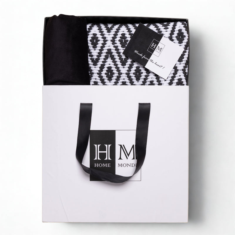 Premium Cushion Cover & Rug Combo Set | Gift-Ready Box-1