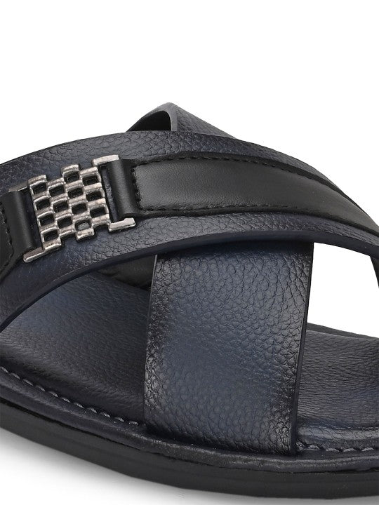 El Paso Men Open Toe Comfort Sandals-5