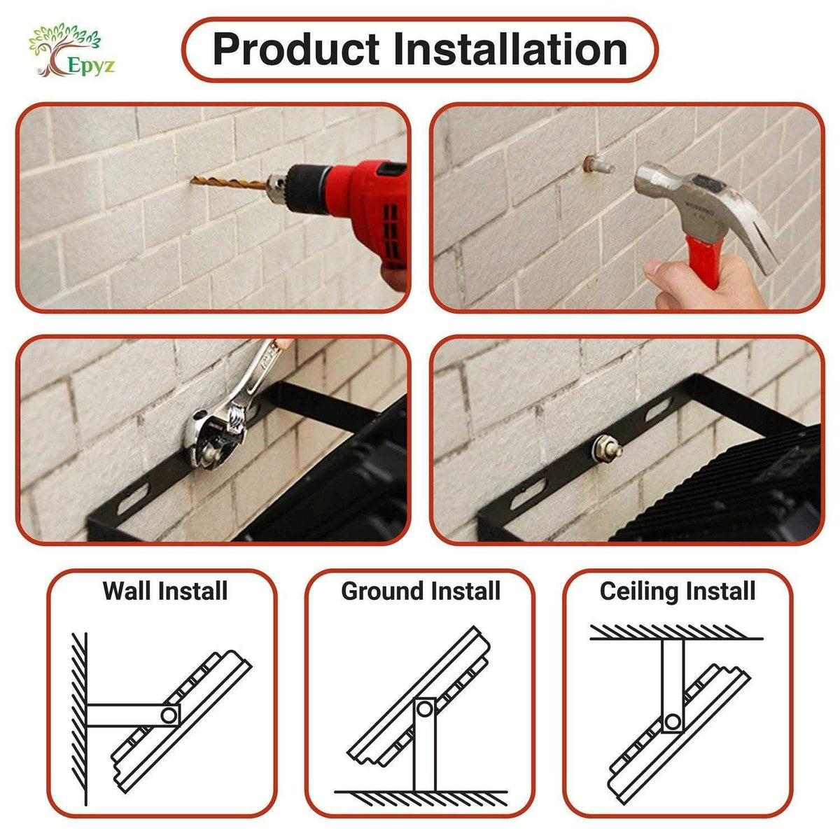 30 Watt Outdoor Solar Flood Light for Home