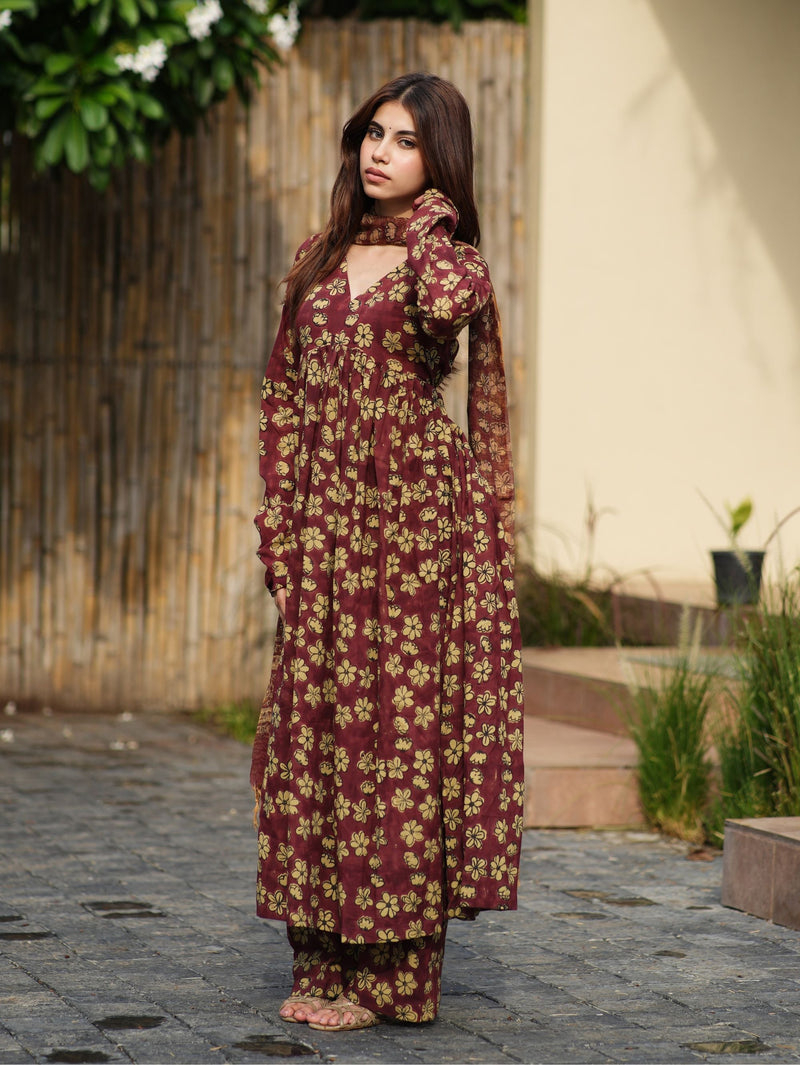 Bulbul Alia Cut Anarkali Set for Women