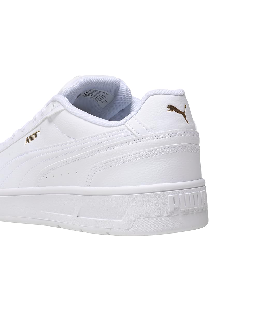 PUMA Court Classico Res Sneakers - White-White-Gold