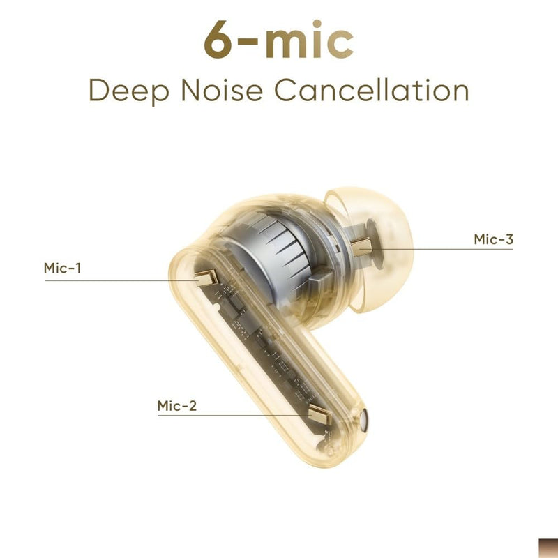 realme realme Buds Air 8,11mm+6mm Dual Dynamic Bass Drivers,58Hrs Playtime, 55dB ANC,6 Mic ENC, 45ms Low Latency, 360° Spatial Audio, Hi-Res LHDC, IP55 Dust & Water Resistant, BT V5.4 (Master Grey) - image 8