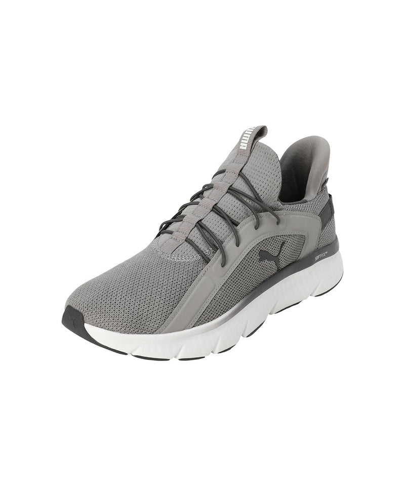PUMA Softride Pro Dynamic Flex Running Shoes - Gray Fog-Black-White