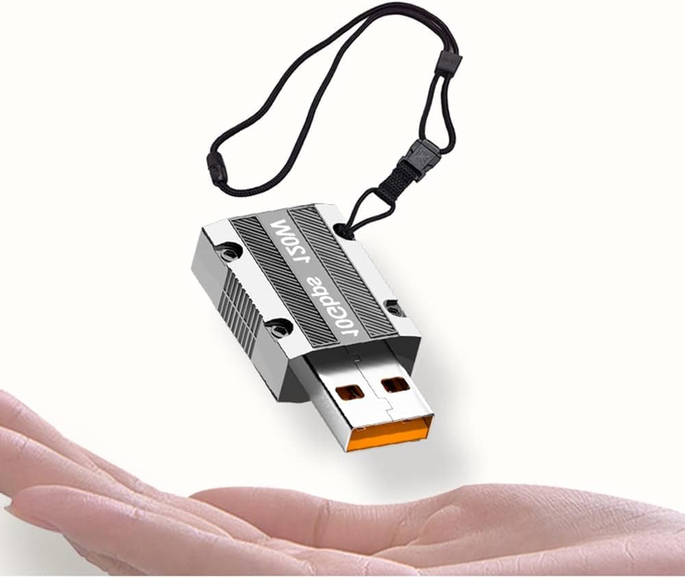 WISTAR WISTAR USB C to USB A OTG Adapter Type C to USB Adapter USB 3.1 Support Data Transfer & Max 120W Fast Charging Zinc Alloy Type C to USB for Laptop, PC, Power Bank - image 6