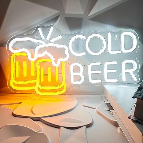 Cold Beer (15.55x8.66 Inches) | Neon Signs India — Image 2