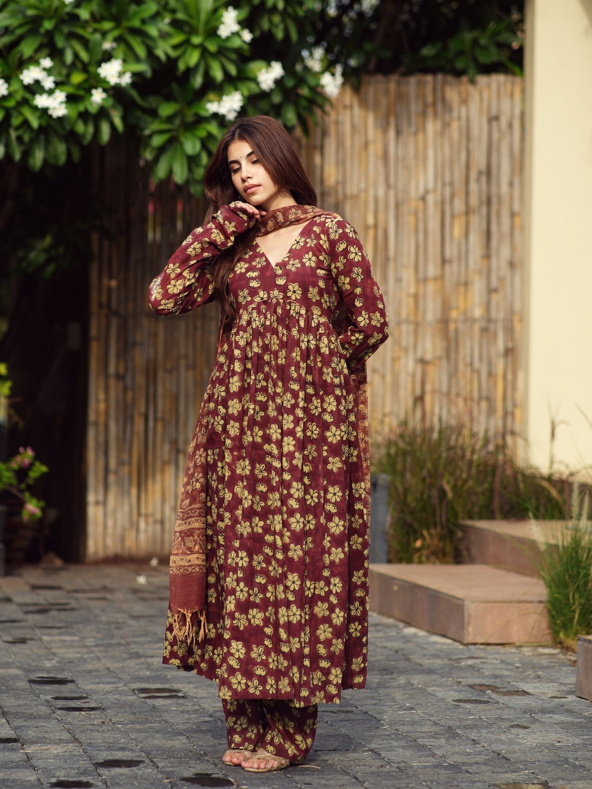 Bulbul Alia Cut Anarkali Set for Women
