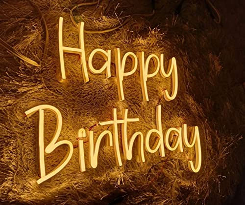 Happy Birthday 16 * 12 inches Neon Sign | Neon Signs India — Image 6
