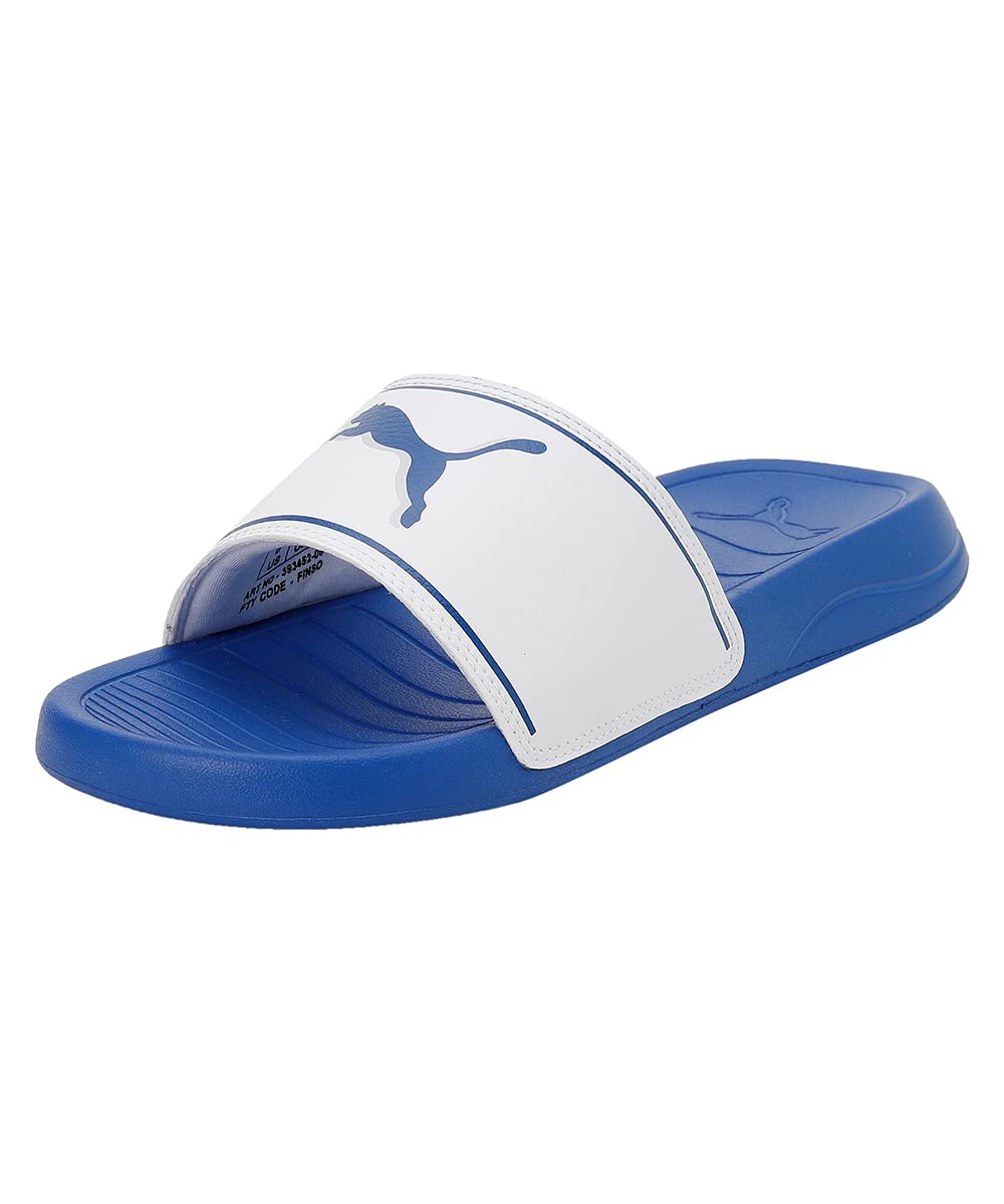 PUMA Marine Slides - Team Royal-White-Nimbus Cloud