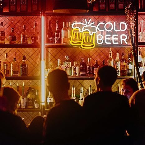 Cold Beer (15.55x8.66 Inches) | Neon Signs India — Image 3