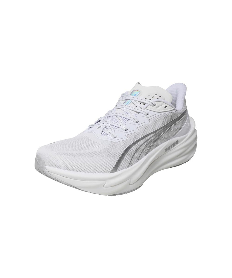 PUMA Deviate NITRO 4 Running Shoes - Black White Silver