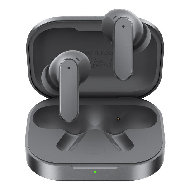 realme realme Buds Air 8,11mm+6mm Dual Dynamic Bass Drivers,58Hrs Playtime, 55dB ANC,6 Mic ENC, 45ms Low Latency, 360° Spatial Audio, Hi-Res LHDC, IP55 Dust & Water Resistant, BT V5.4 (Master Grey) - image 1