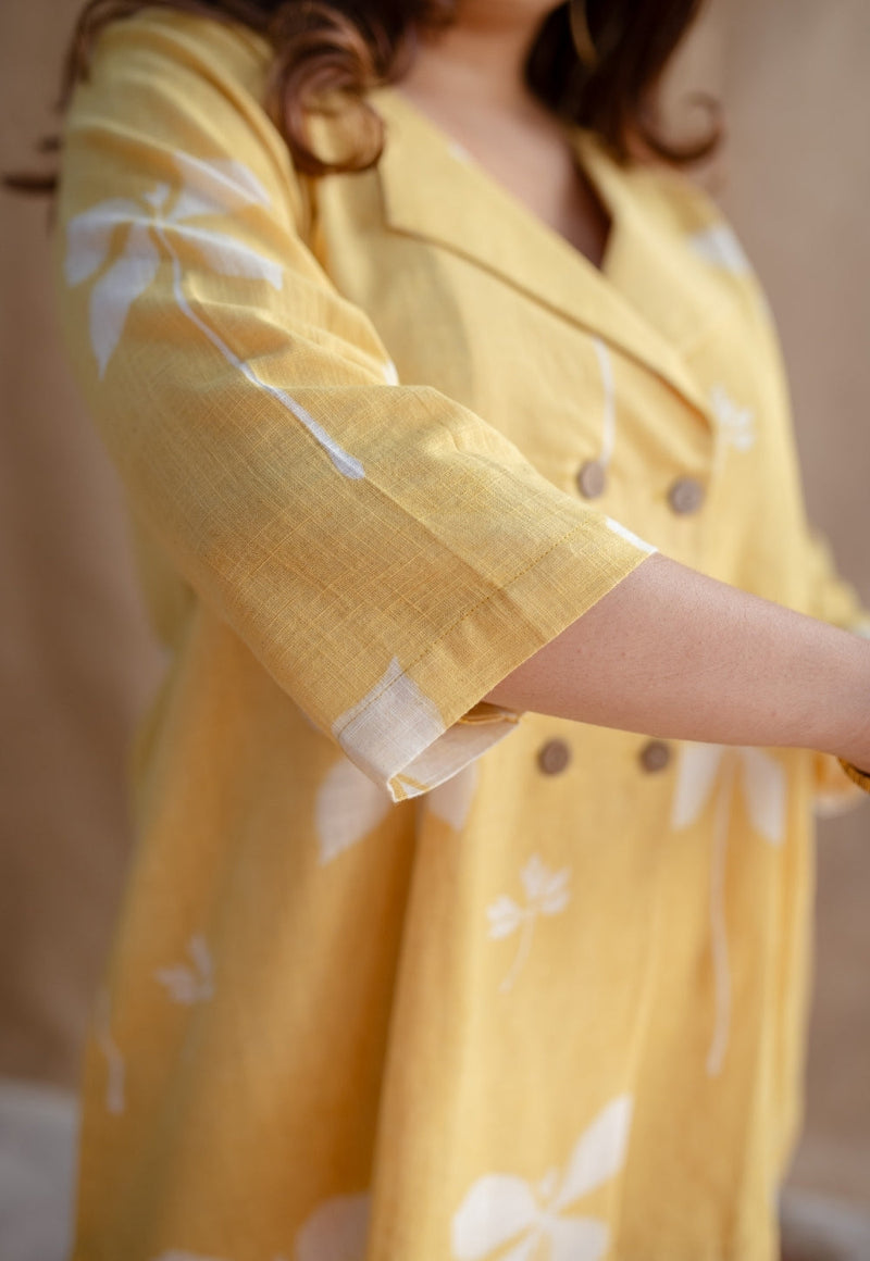 Zuelia Dabu Slub Cotton Co-ord Set