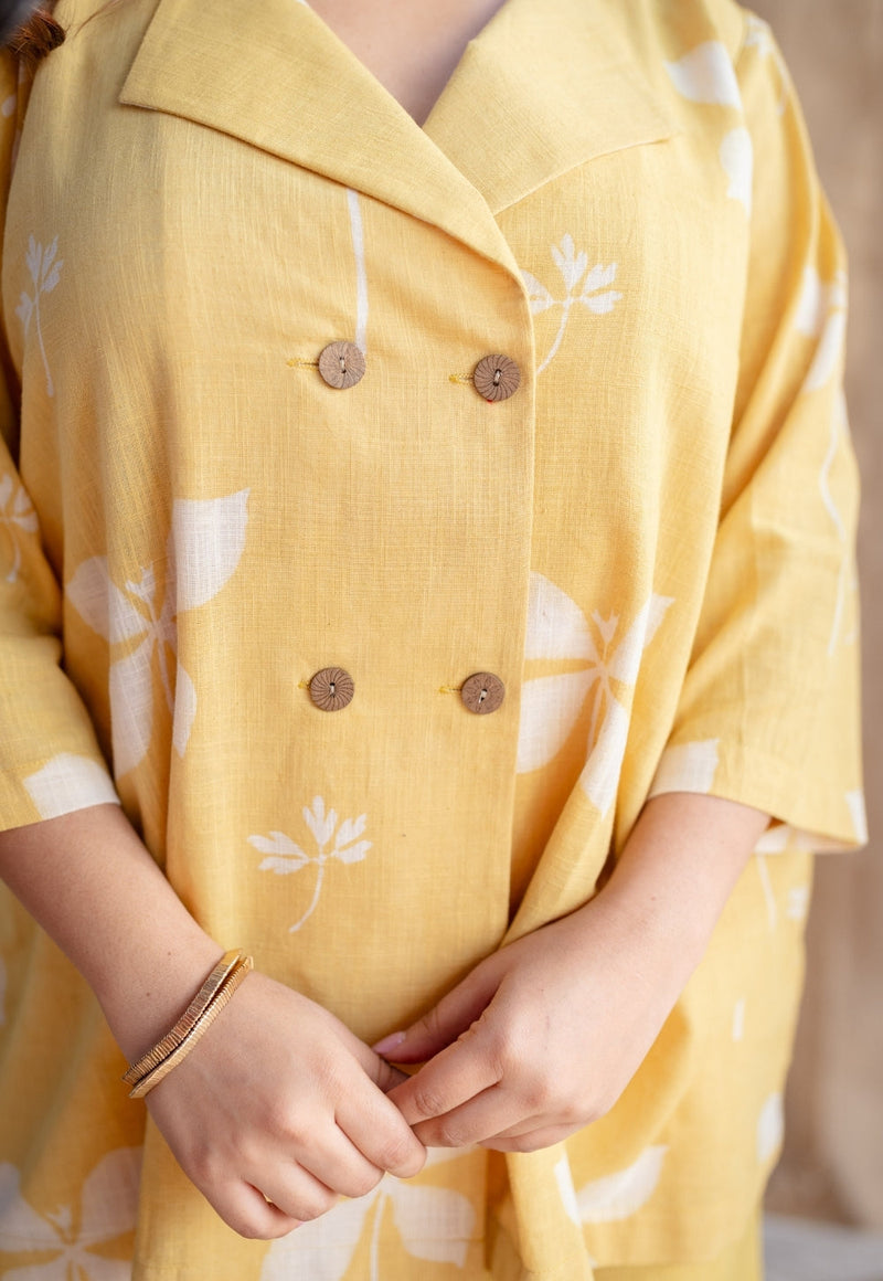 Zuelia Dabu Slub Cotton Co-ord Set