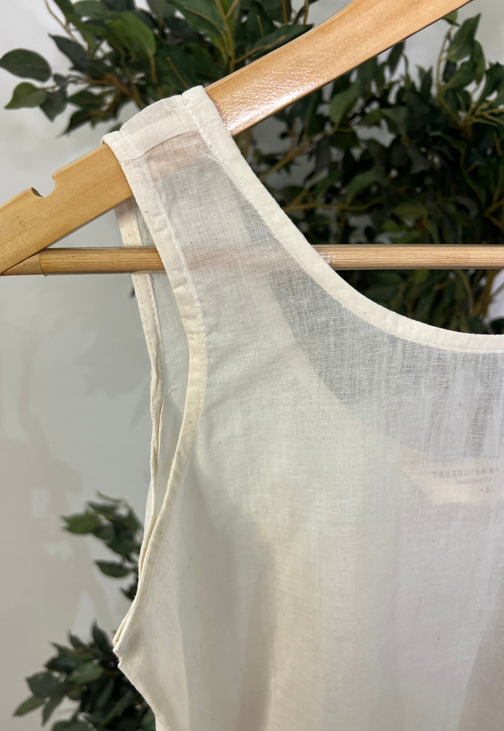 Solid Mul Cotton A Line Slip