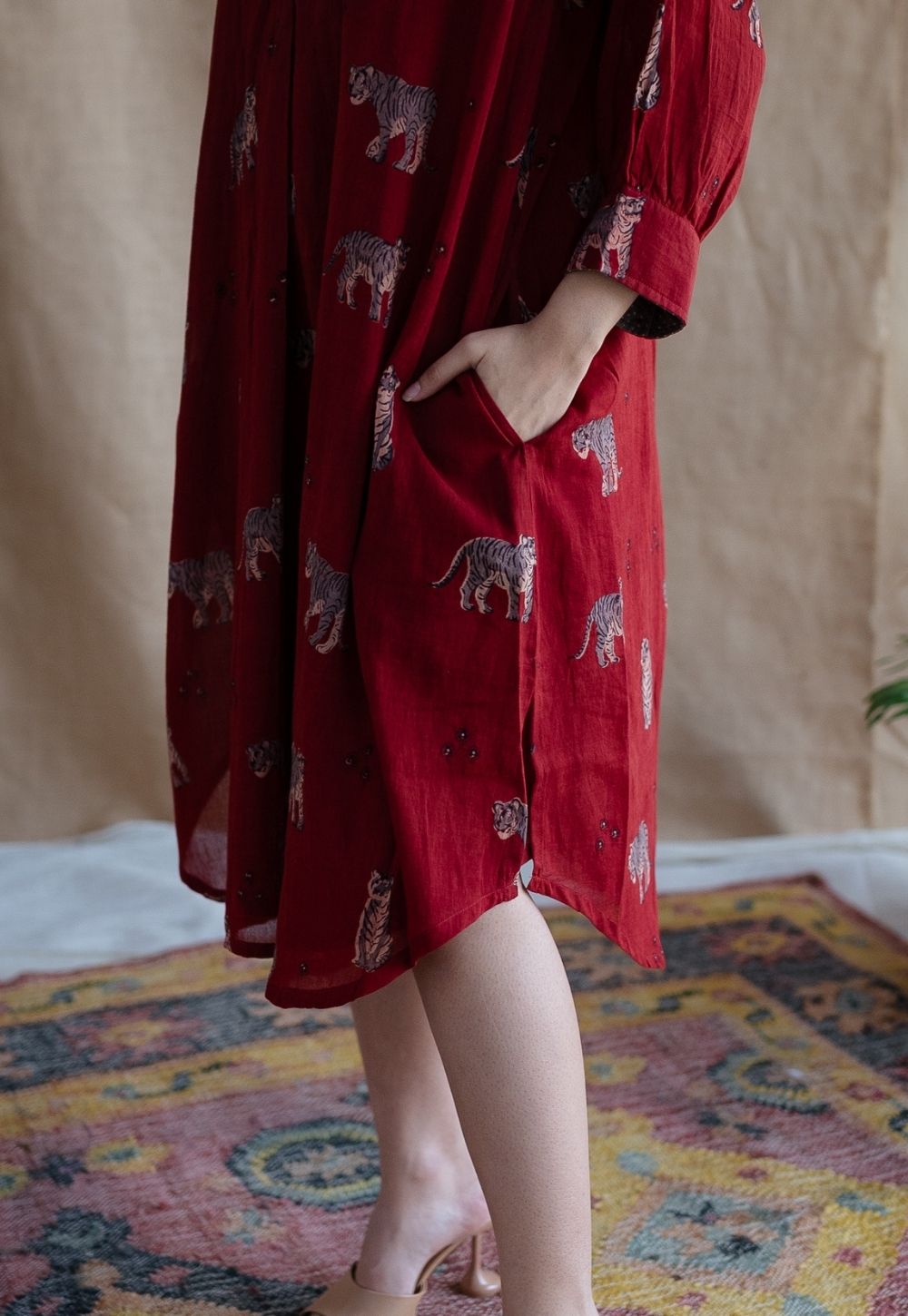 Kanha Bagh MulMul Cotton Dress