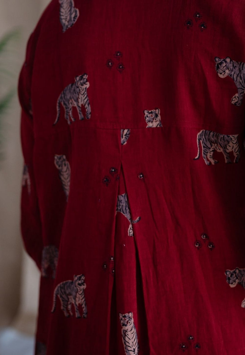 Kanha Bagh MulMul Cotton Dress