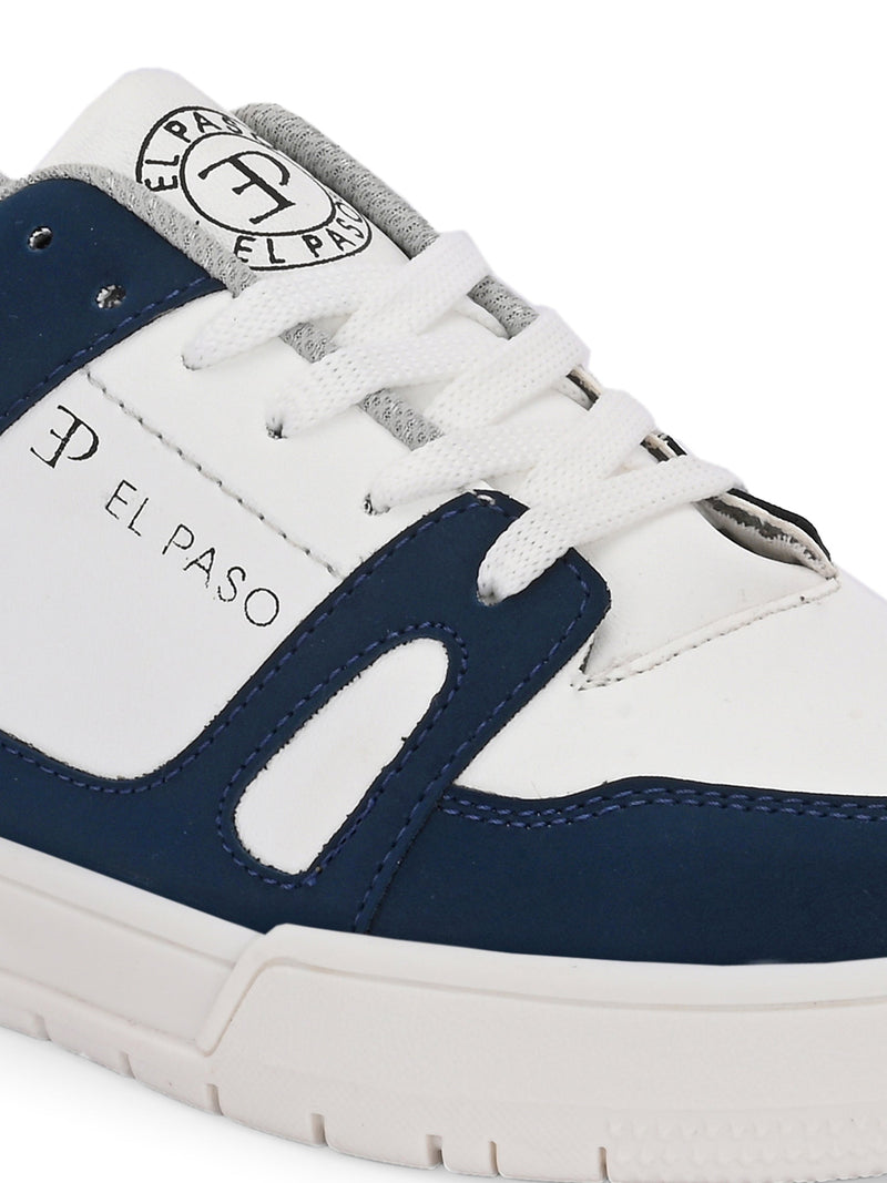 EL PASO Faux Leather Casual Shoes Lace Up Sneakers For Women-11
