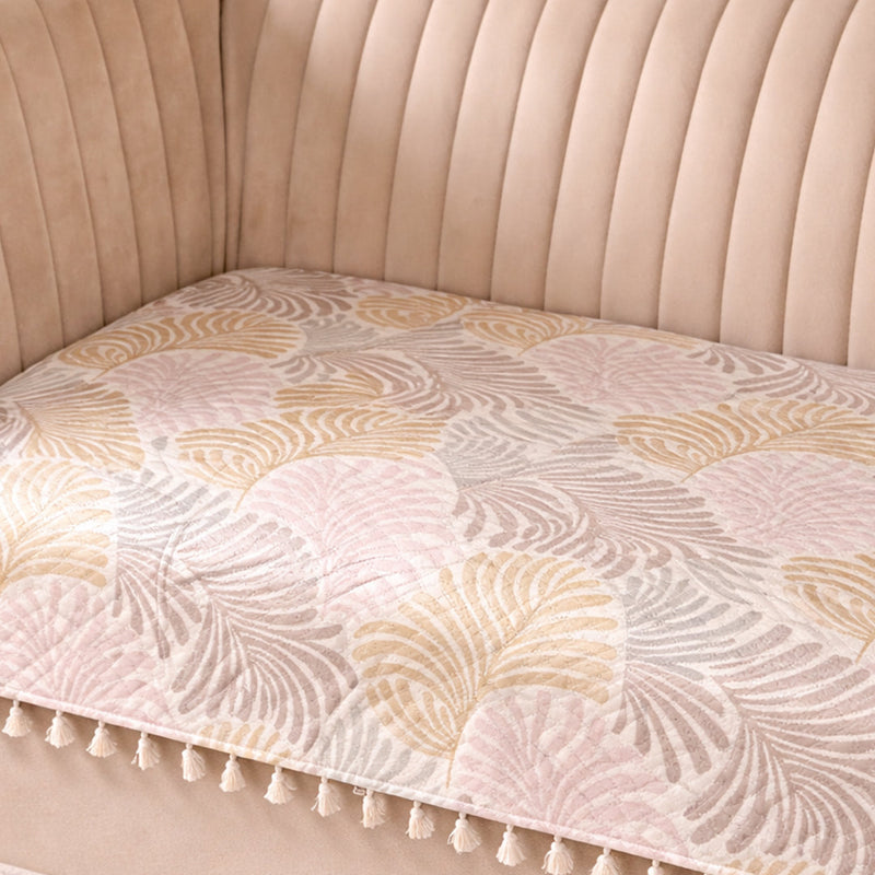 Opal Palms - Printed Sofa Cover (Multicolor)-6