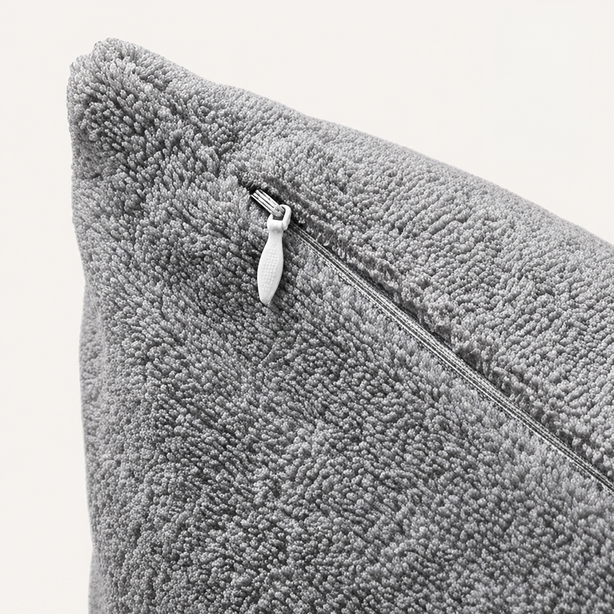 Terry Pillow Protector ( Grey )-5