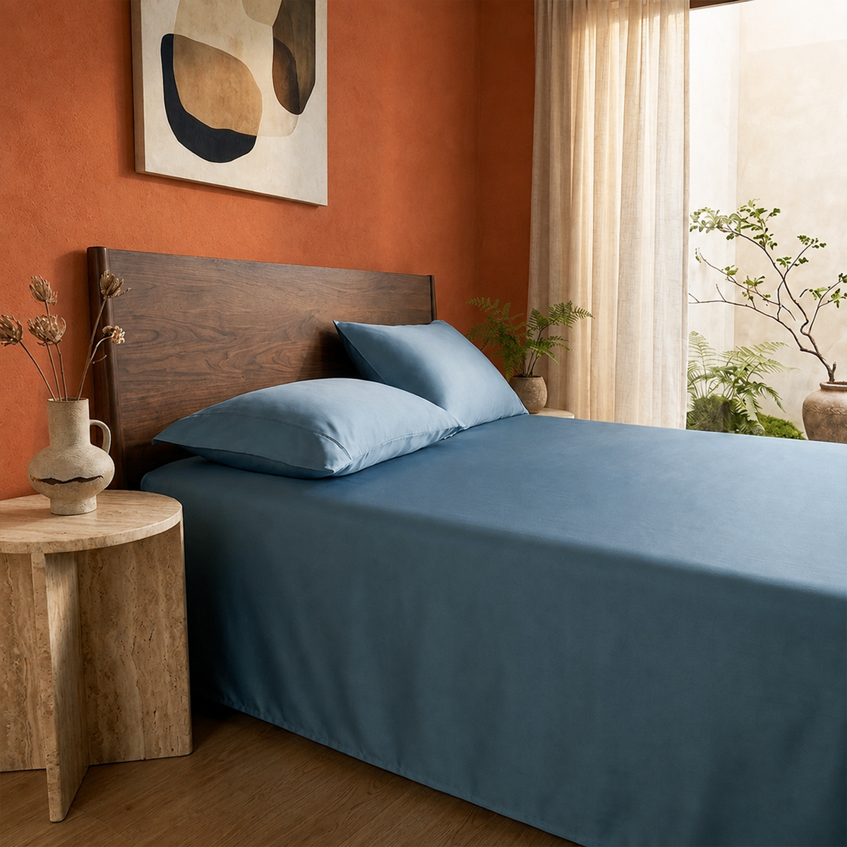 Organic Bamboo Bedsheet – Soft, Cool & Breathable-5