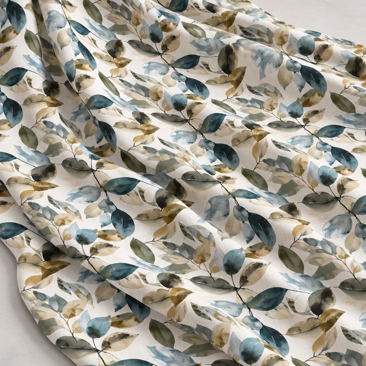 Imprimer Abstract - Digital Printed Blackout Curtain (Leaf Heaven)-5