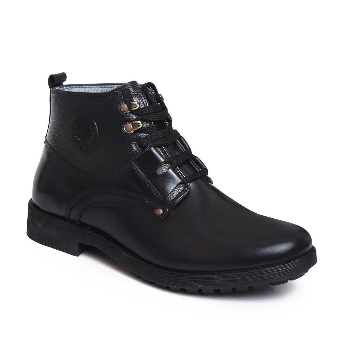 Men's Leather Ankle Boots – Burnished S-3581 | Zoom Shoes