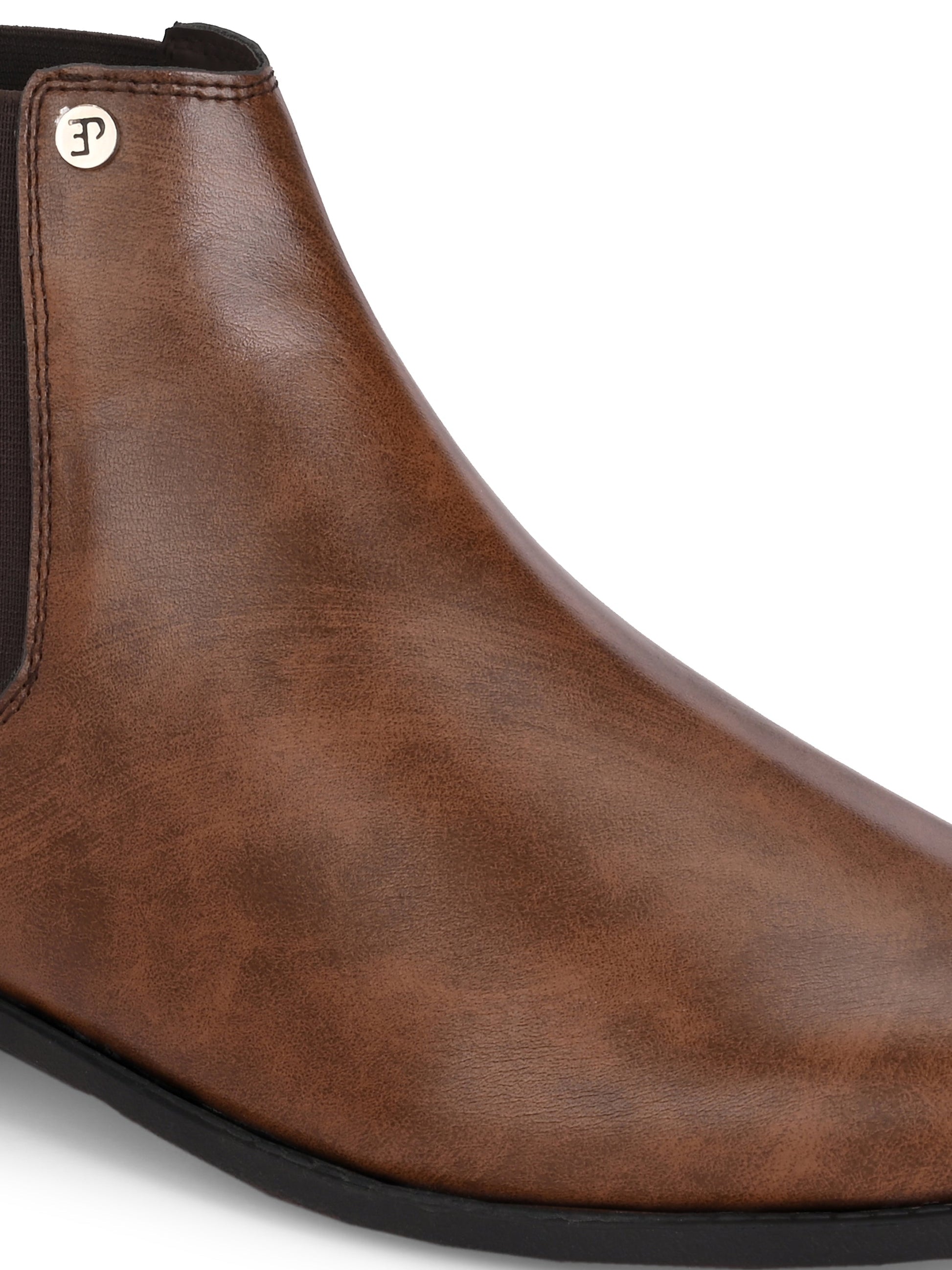 El Paso Men Faux Leather Casual Chelsea Boots-12