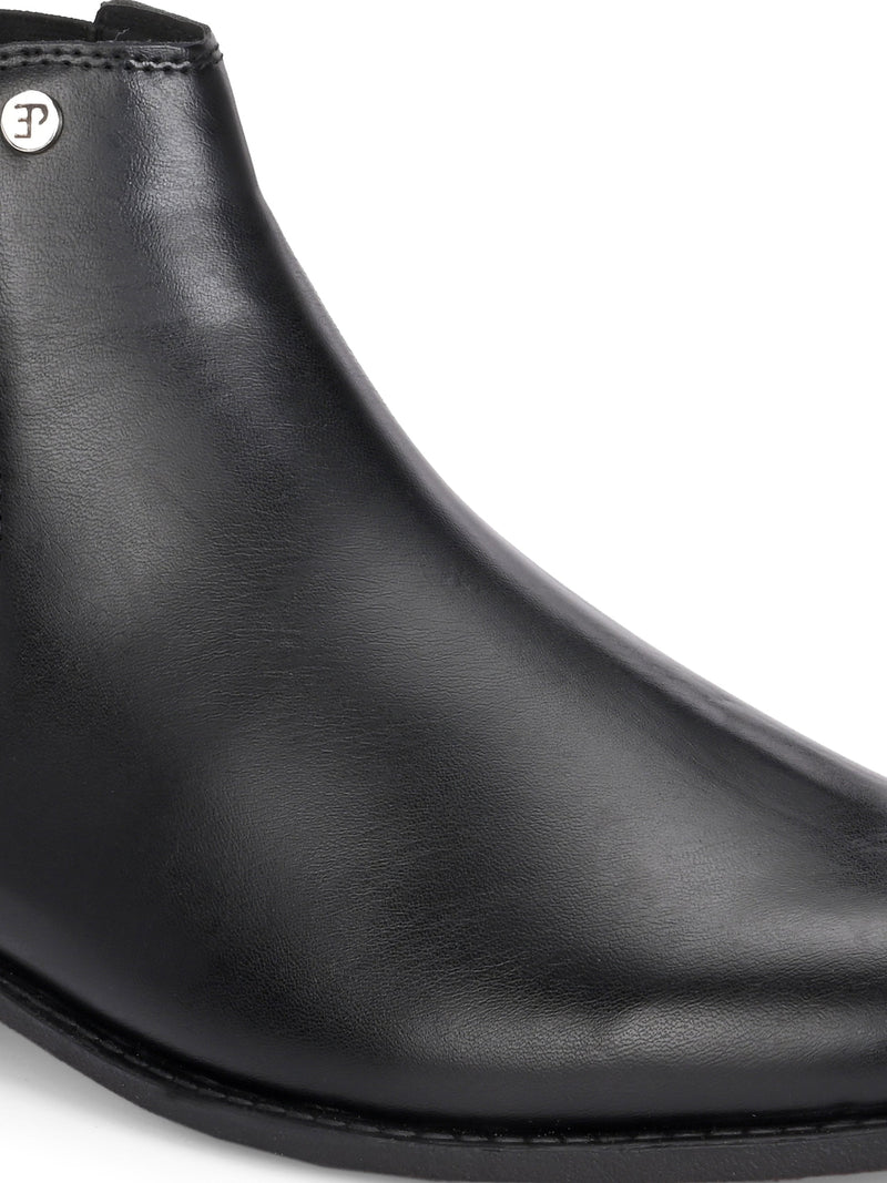 El Paso Men Faux Leather Casual Chelsea Boots-4