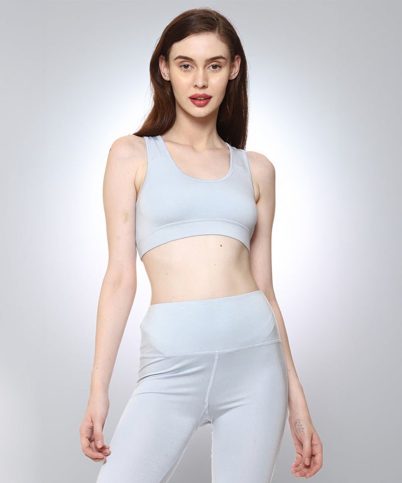 Naturefab Women's Bamboo Coórds Set Sky Blue-6