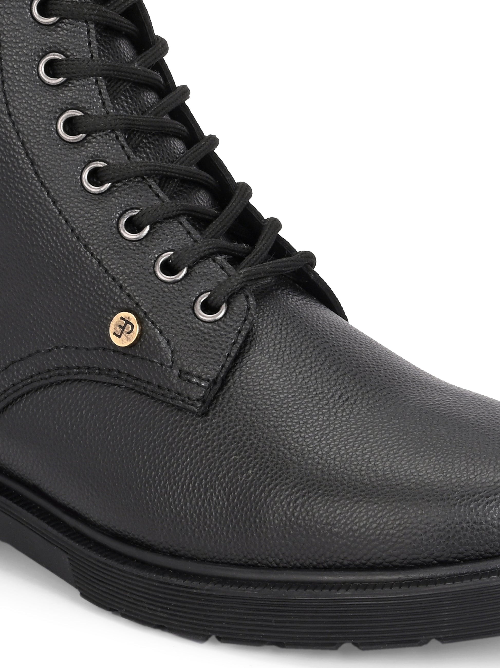 El Paso Women Faux Leather Casual Lace Up Boots-5