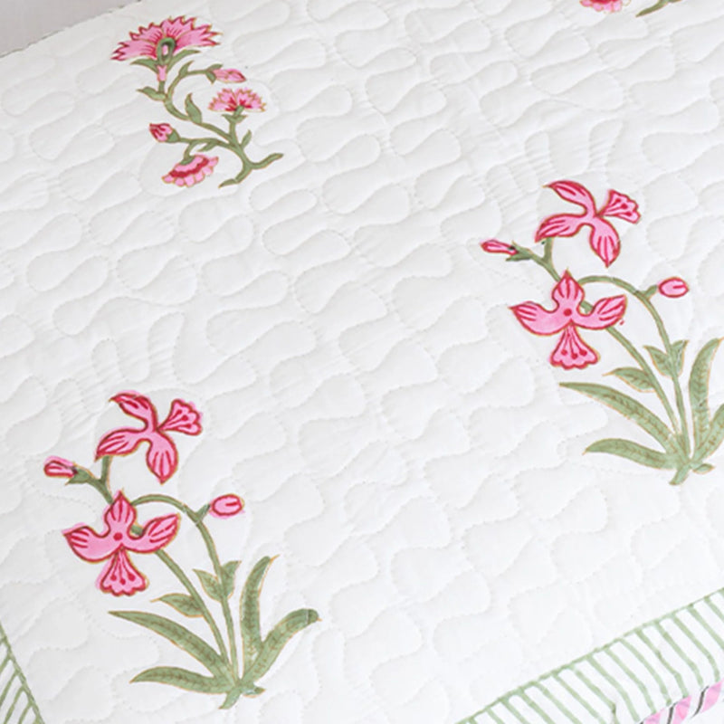 Pink Quilted Pillow Covers-7