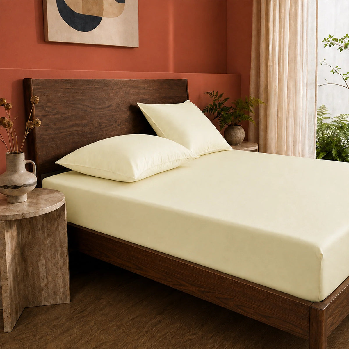 Organic Bamboo Fitted Sheet – Soft, Cool & Breathable-5